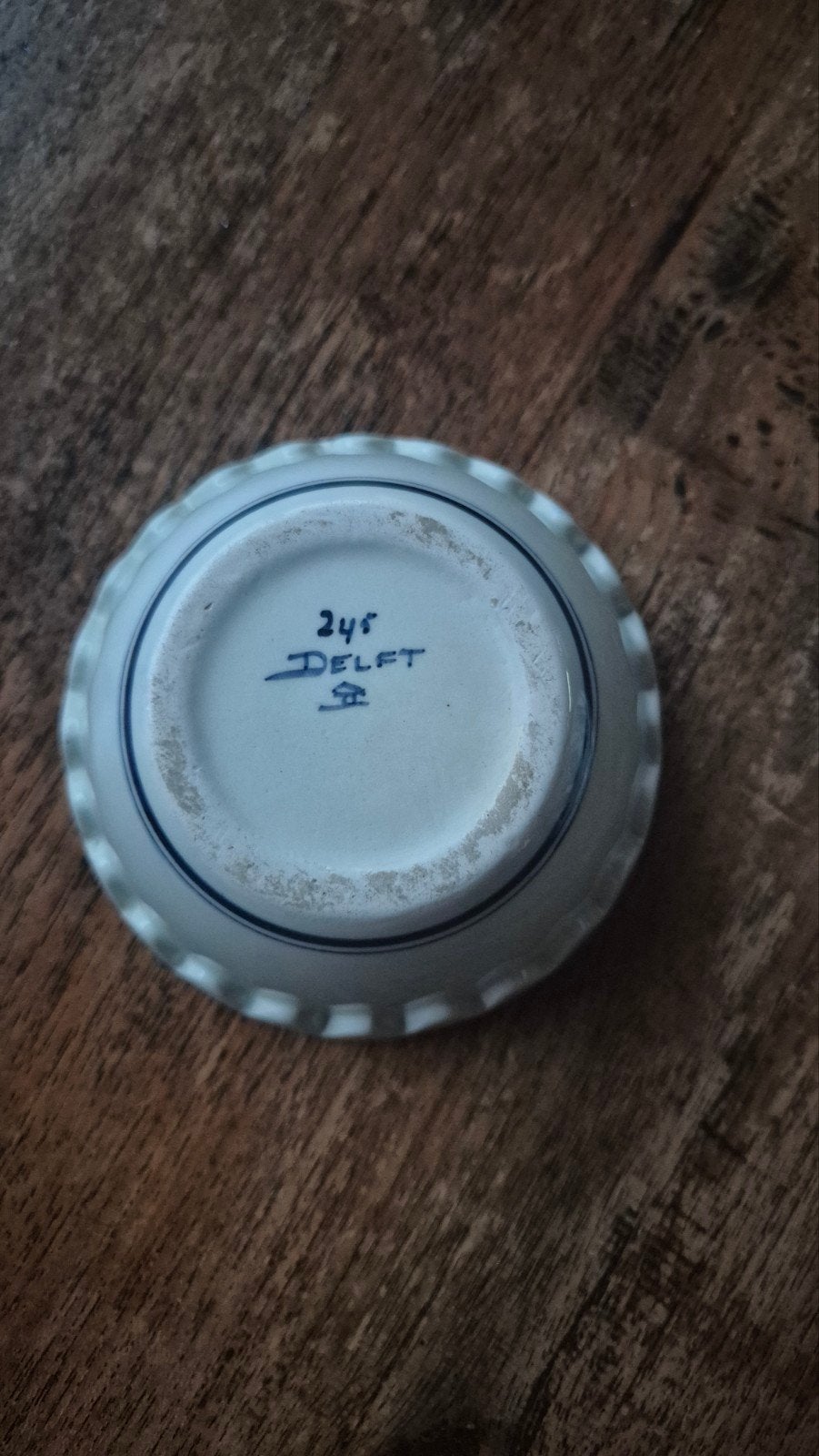 Delfts Blauw Volendam Doosje - Handgeschilderd, Antiek en Kunst, Ophalen