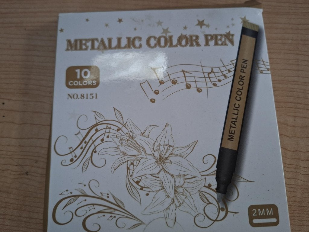 metallic color pen, Ophalen of Verzenden, Nieuw