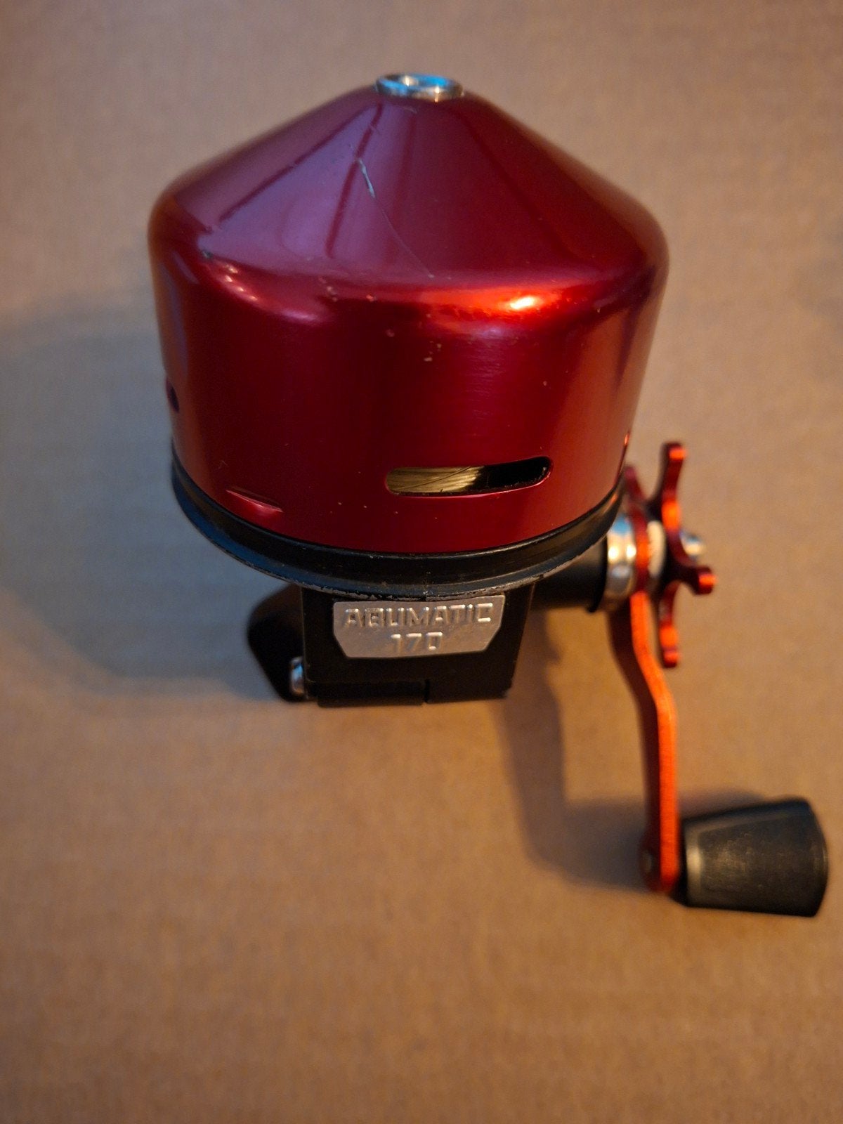 ABU MATIC 170 Werpmolen - Vintage Visreel, Ophalen, Gebruikt, Molen