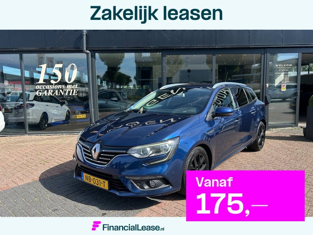 Renault Mégane Estate 1.2 TCe Bose Clima|Cruise|NAVI|Camera, Voorwielaandrijving, Gebruikt, 4 cilinders, Blauw