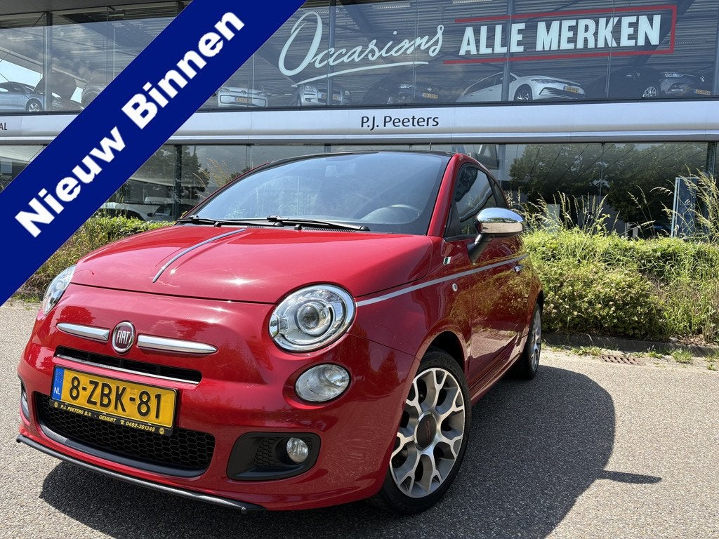 Fiat 500 0.9 TwinAir Turbo 500S Glazen panoramadak - Airco -, Voorwielaandrijving, Stof, Gebruikt, 905 kg