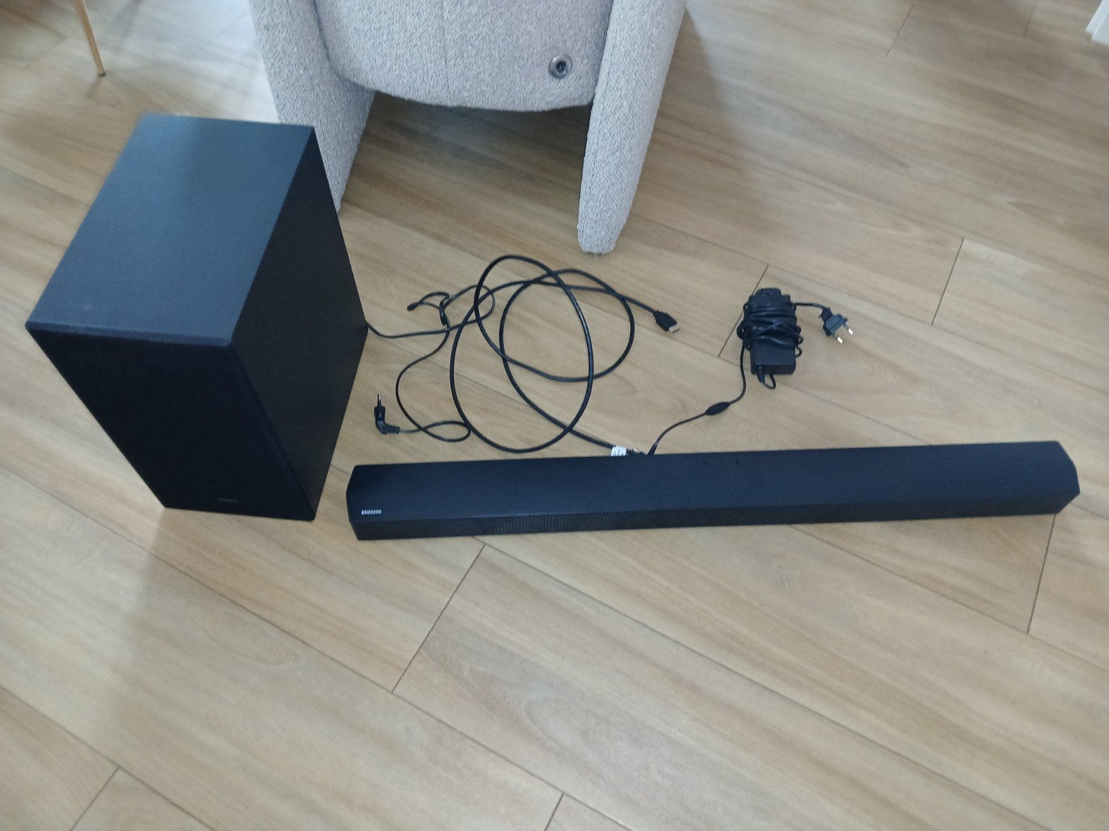 Soundbar HW-B530 subwoofer draadloos, Audio, Tv en Foto, Soundbars, Zo goed als nieuw, Bluetooth, Met externe subwoofer, Ophalen