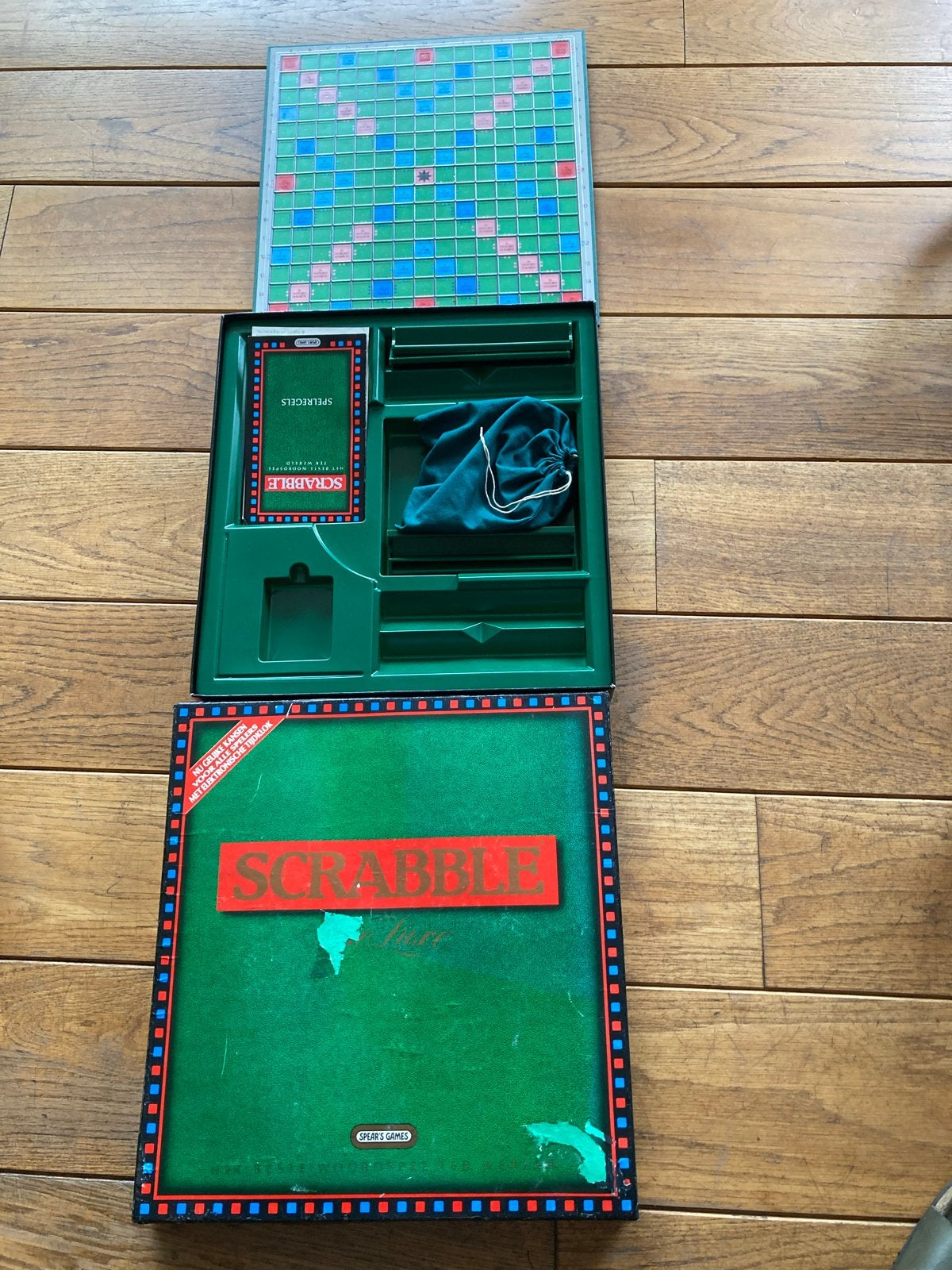 Scrabble Reisspel - + draaischijf Vintage Editie, Een of twee spelers, Ophalen of Verzenden, Gebruikt, Reisspel