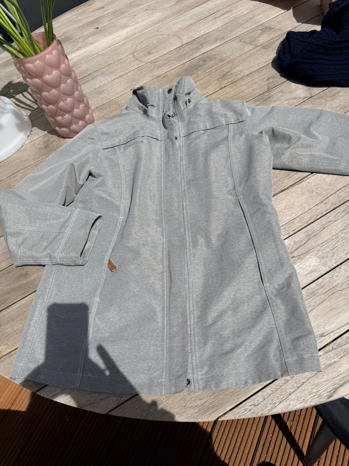 Vaude radiance protection najaars jas mt 42 izgst, Ophalen, Zo goed als nieuw, Maat 42/44 (L), Grijs