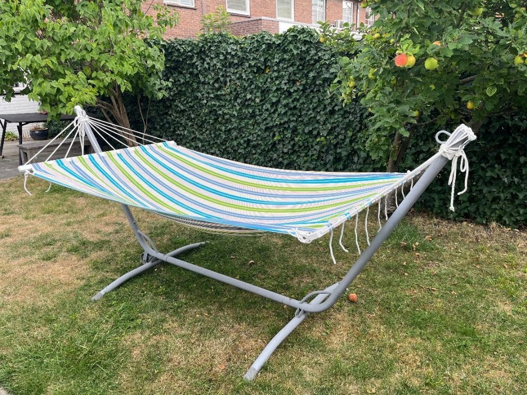 hangmat en staander, Ophalen of Verzenden, Gebruikt