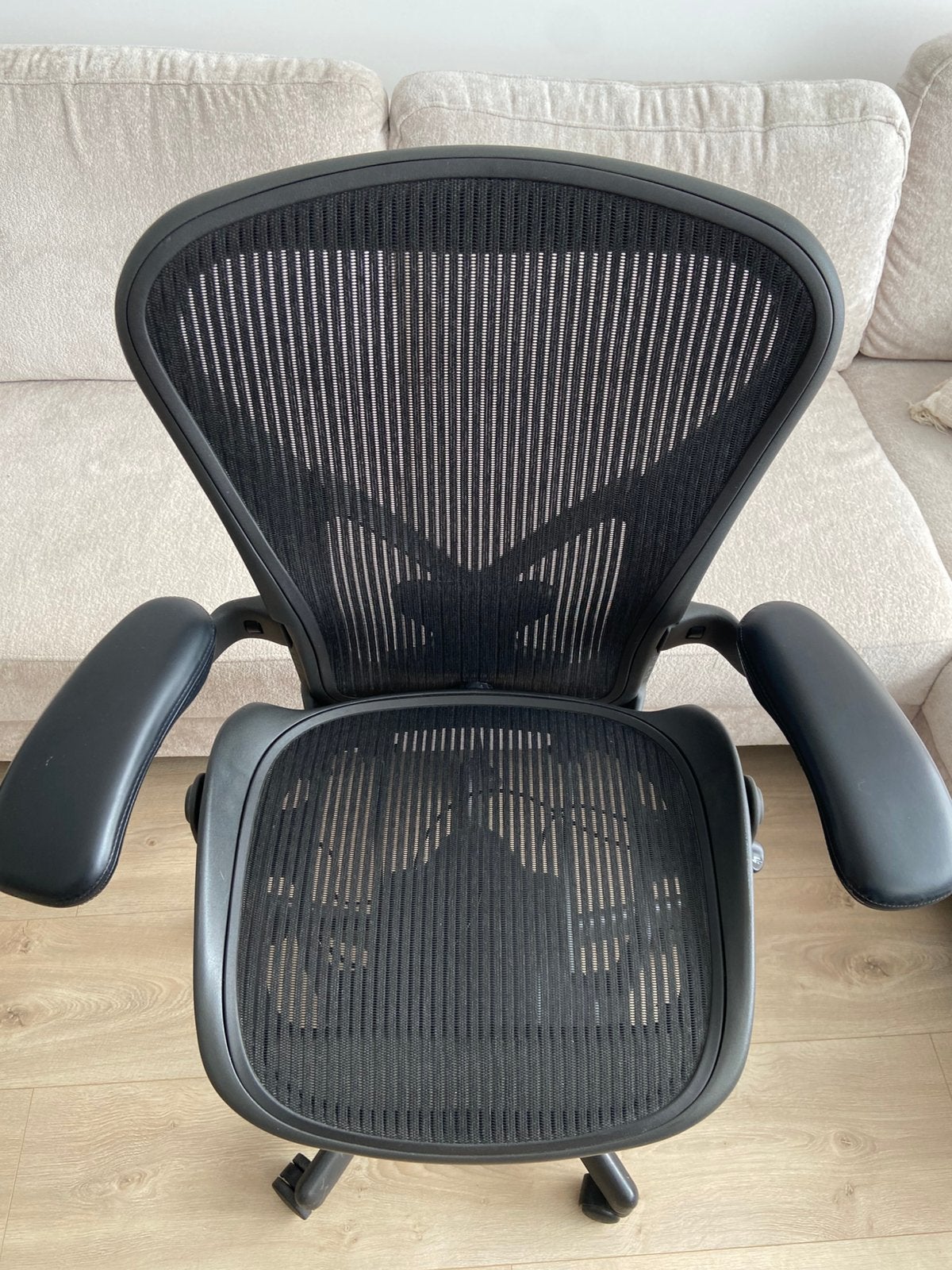 6x Herman Miller Aeron maat C Exclusieve bureaustoel, Huis en Inrichting, Bureaustoelen, Ophalen of Verzenden, Ergonomisch, Zo goed als nieuw
