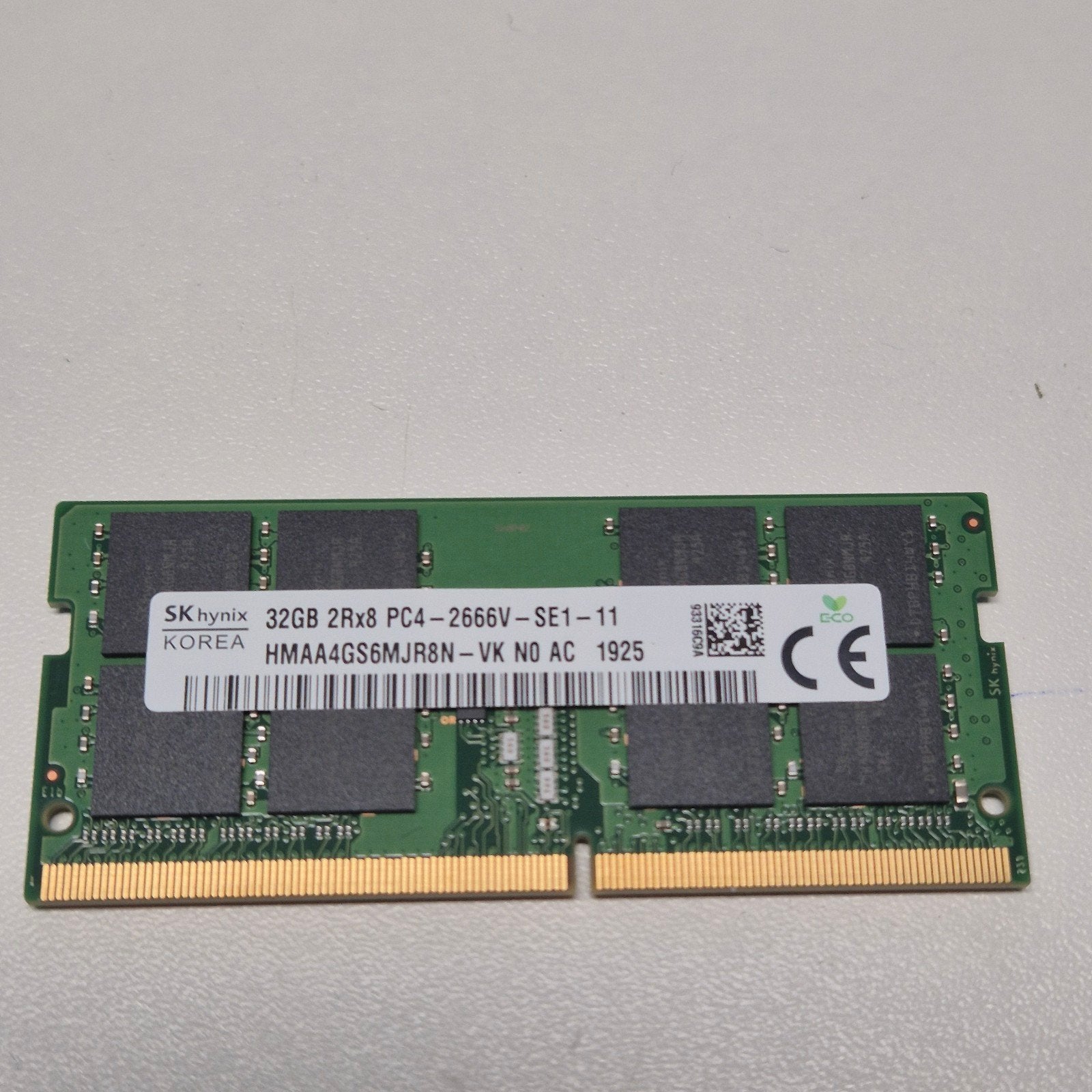 Kingston 32GB PC4-2666v sodimm, Computers en Software, RAM geheugen, Gebruikt, 32 GB, Verzenden, DDR4