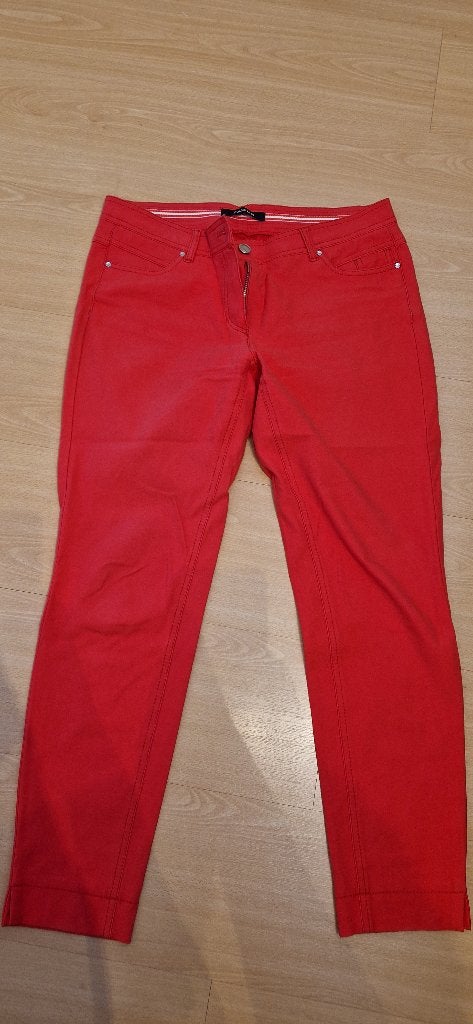 Taifun broek jeans model knalrood, luchtig, maat 38, Maat 38/40 (M), Ophalen of Verzenden, Zo goed als nieuw, Taifun