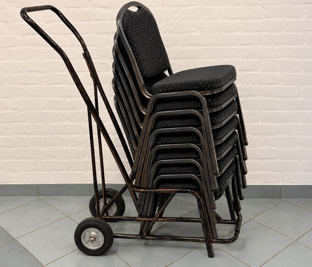Stoelen, Ophalen, Gebruikt, Zwart, Metaal