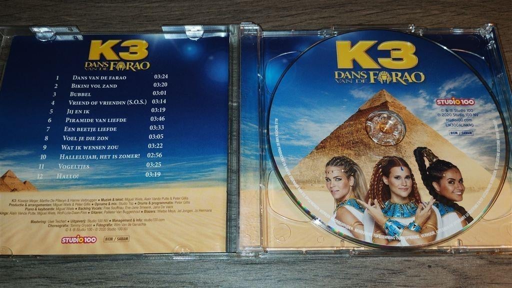 K3 - Dans Van De Farao [+ Bonus DVD], Cd's en Dvd's, Cd's | Kinderen en Jeugd, Ophalen of Verzenden, Gebruikt