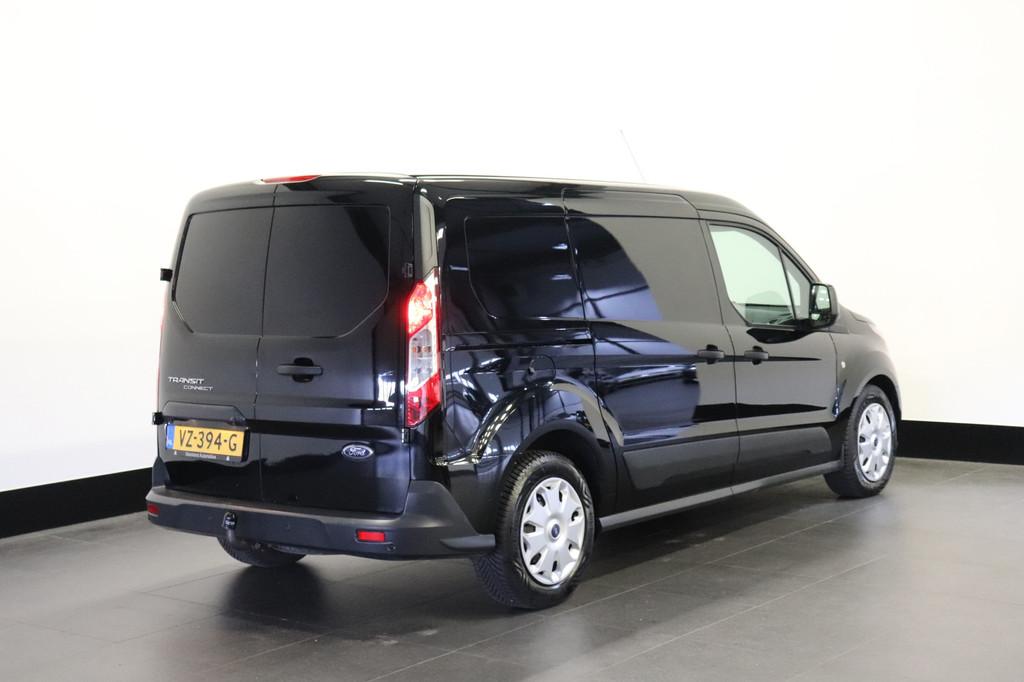 Ford Transit Connect 1.5 TDCI L2 EURO 6 - Airco - Navi - Cru, Gebruikt, 4 cilinders, Zwart, Origineel Nederlands