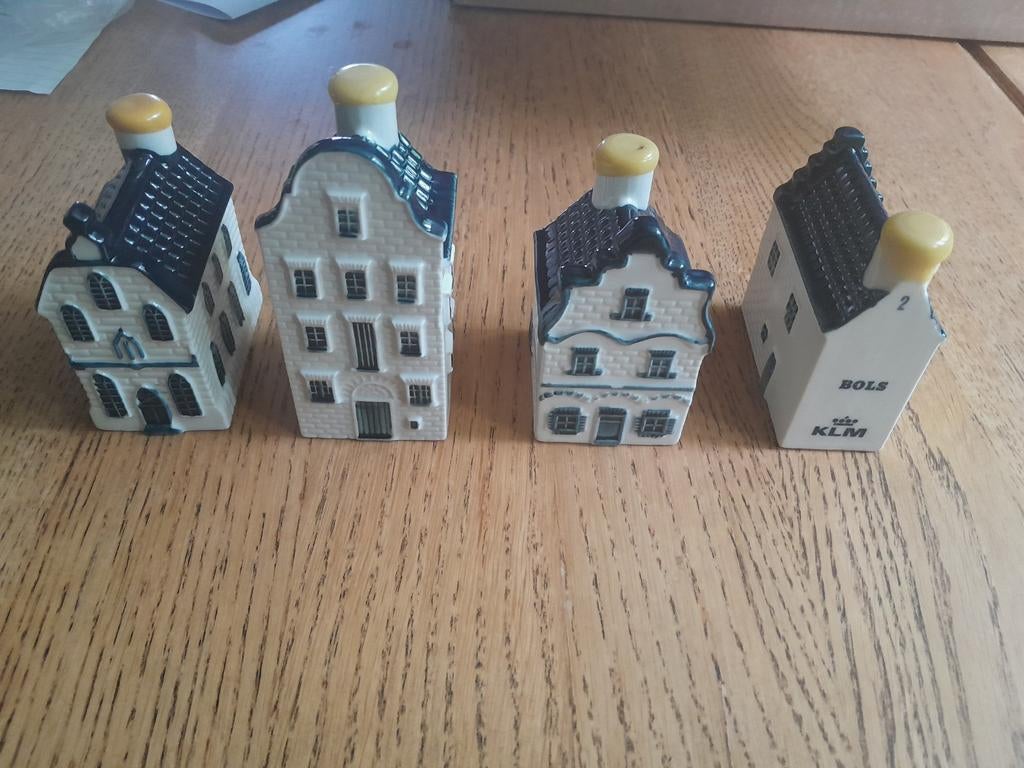KLM huisjes Delfts blauw (43 stuks) – Bols – verzameling, Ophalen of Verzenden, Gebruikt