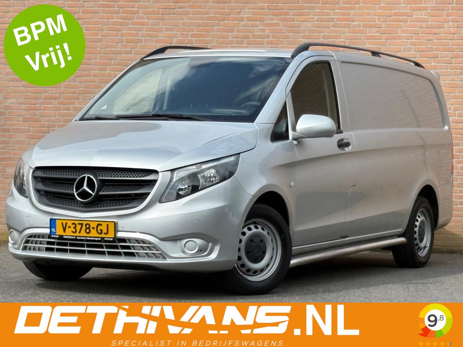 Mercedes-Benz Vito 114CDI 136PK 7G-Tronic / Camera / Cruisec, Auto's, Bestelauto's, Automaat, Gebruikt, 4 cilinders, 2000 kg