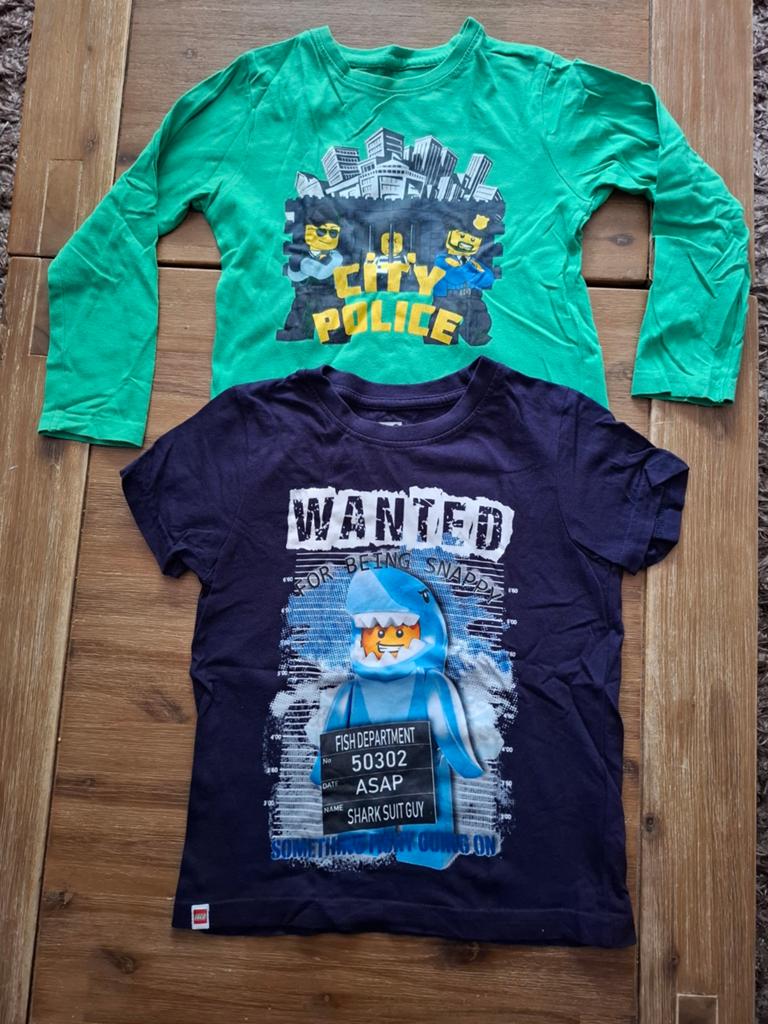 Lego t-shirt + longsleeve maat 110, Ophalen of Verzenden, Jongen, Shirt of Longsleeve