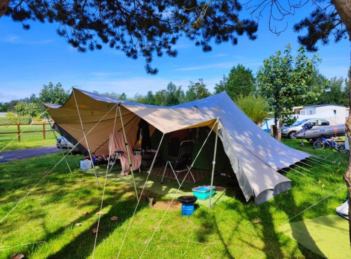 Tent Albatros van de Waard + aanhanger, Caravans en Kamperen, Ophalen, Gebruikt