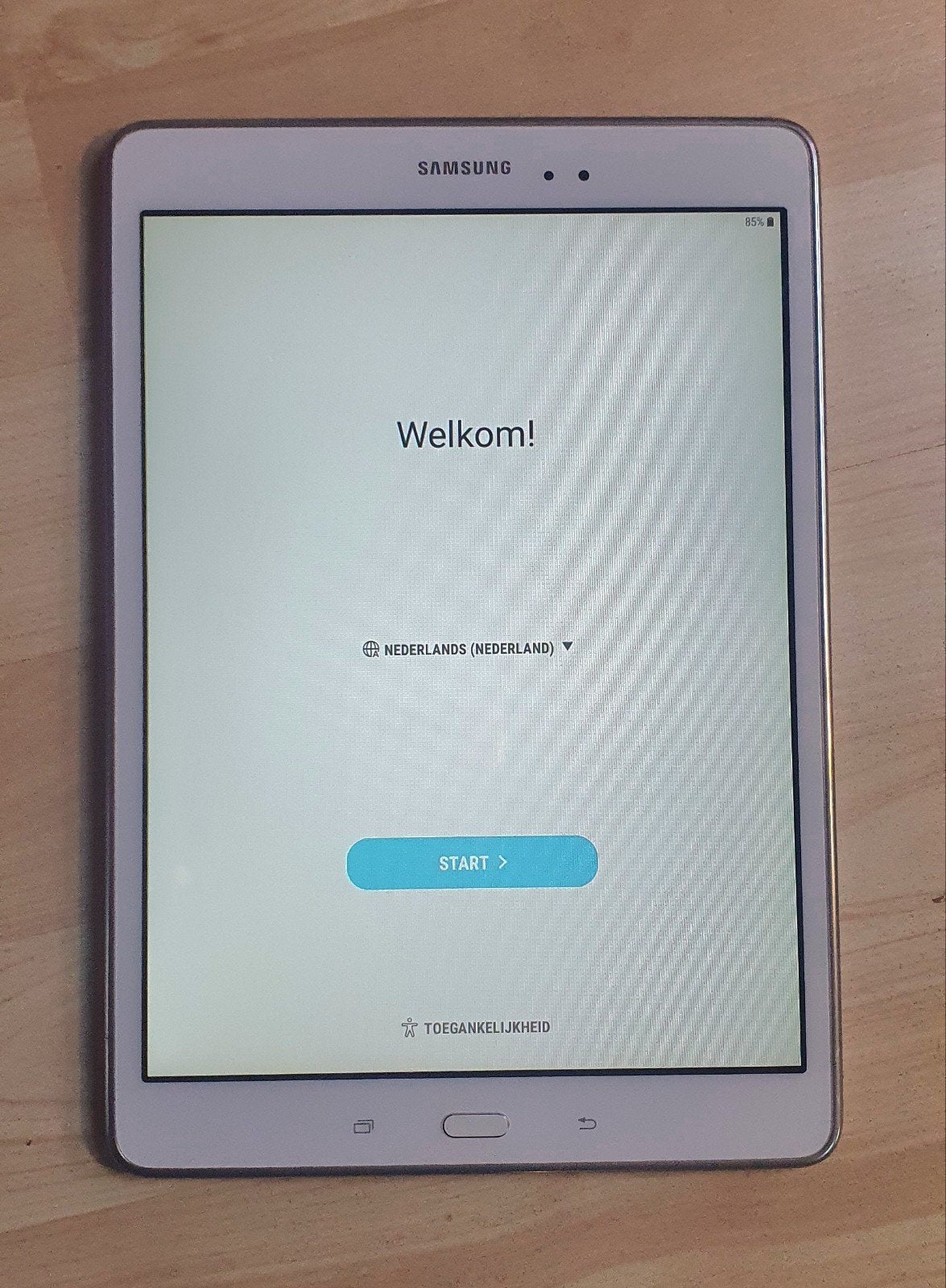 Samsung Galaxy A tablet, 16GB, incl oplader, Ophalen of Verzenden, 10 inch, 16 GB