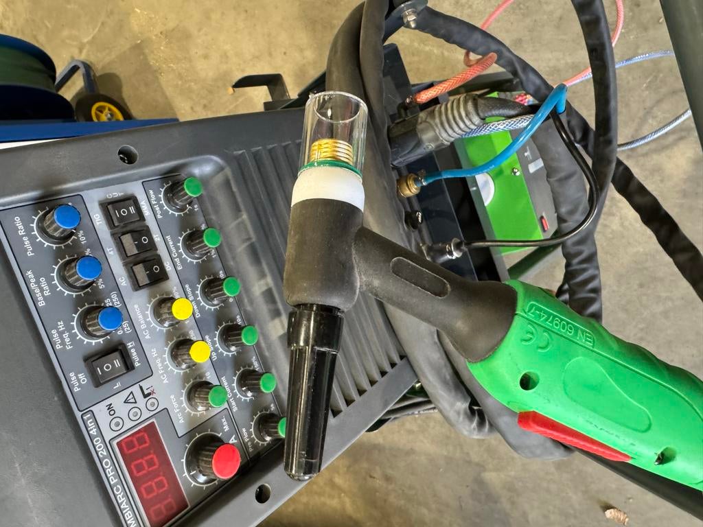 Freetech 200 4in1 Combiarc Pro Inverter tig Lasapparaat, Ophalen, Gebruikt, 150 tot 250 ampère, Inverter