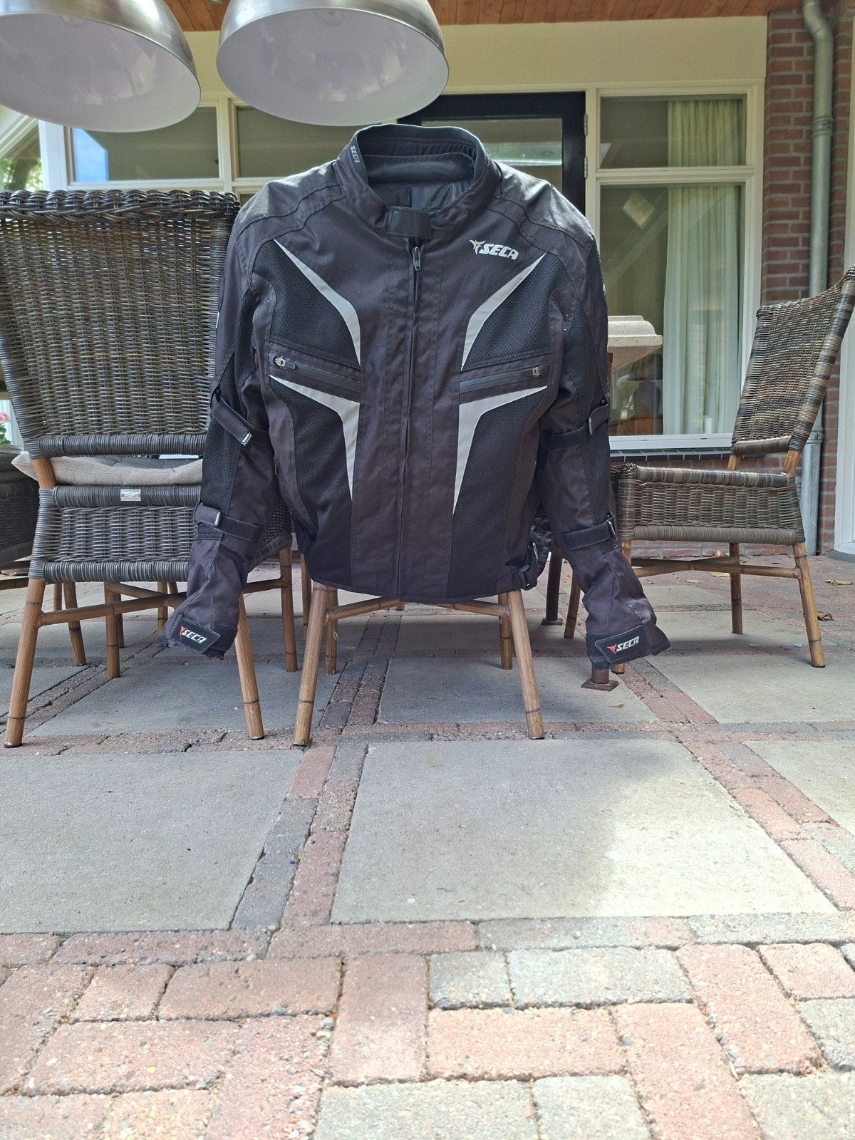 SECA motorjas maat L - zo goed als nieuw, Motoren, Ophalen, Jas | textiel, Heren, SECA