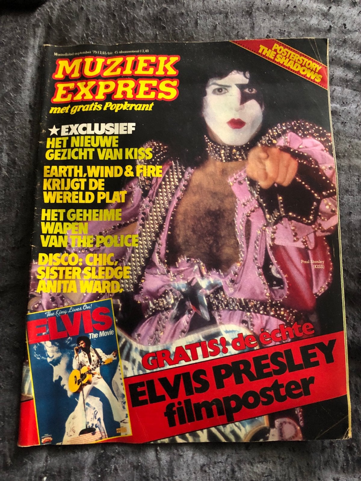Muziek Expres - Kiss, Elvis Presley, The Police, Earth Wind, Boeken, Ophalen of Verzenden, Gelezen, Muziek, Film of Tv
