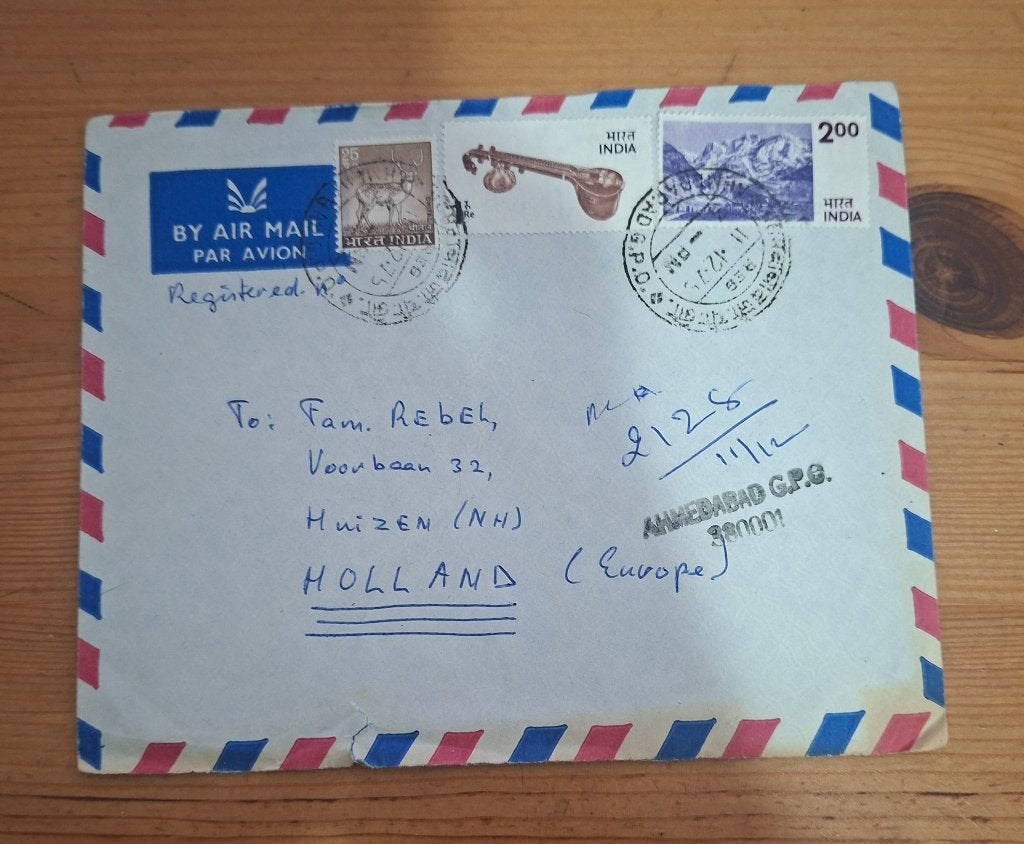 Envelop India, Ophalen of Verzenden, Envelop