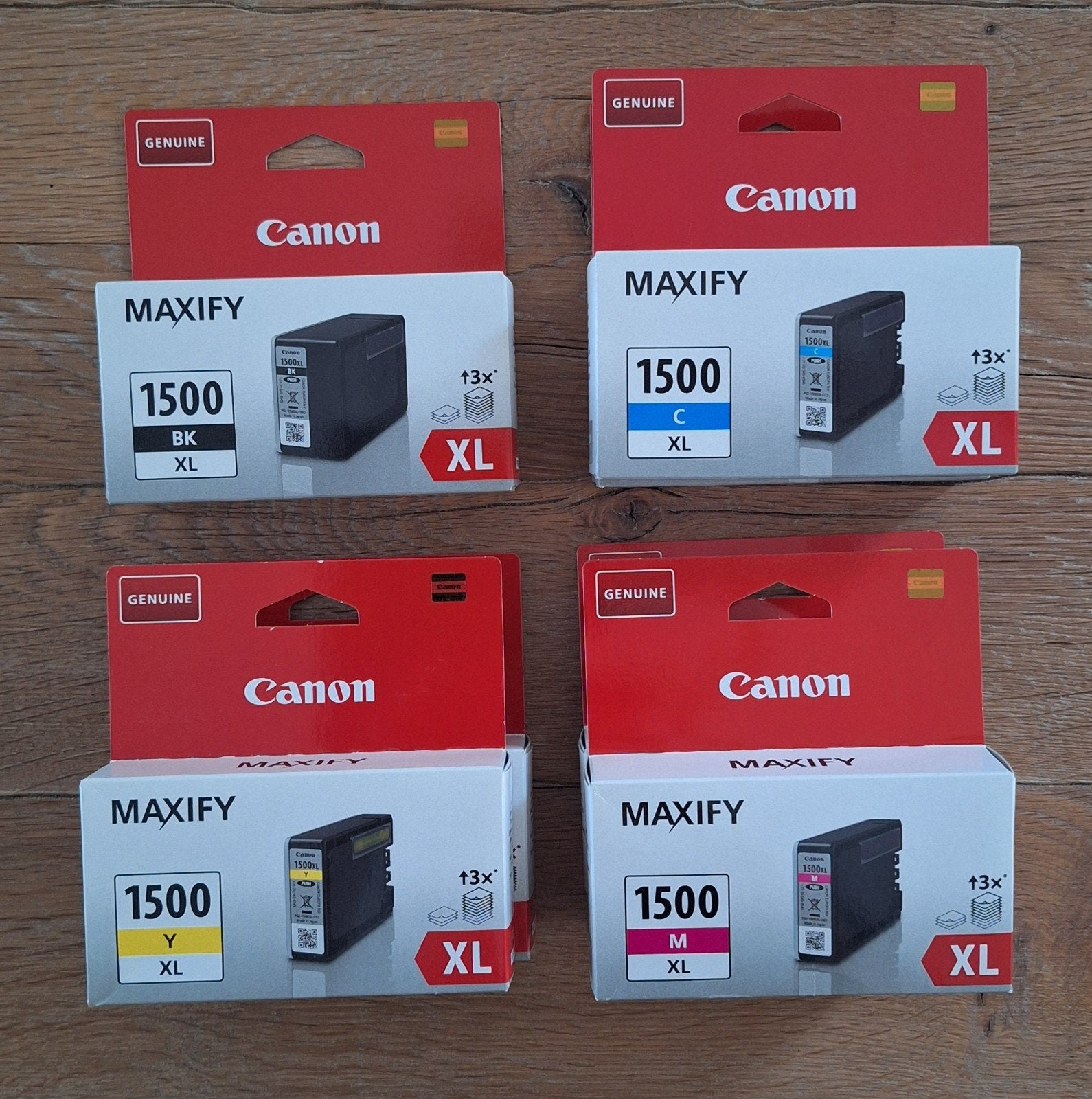 Canon MAXIFY 1500 XL Inktcartridges, Ophalen of Verzenden, Nieuw, Cartridge, Canon