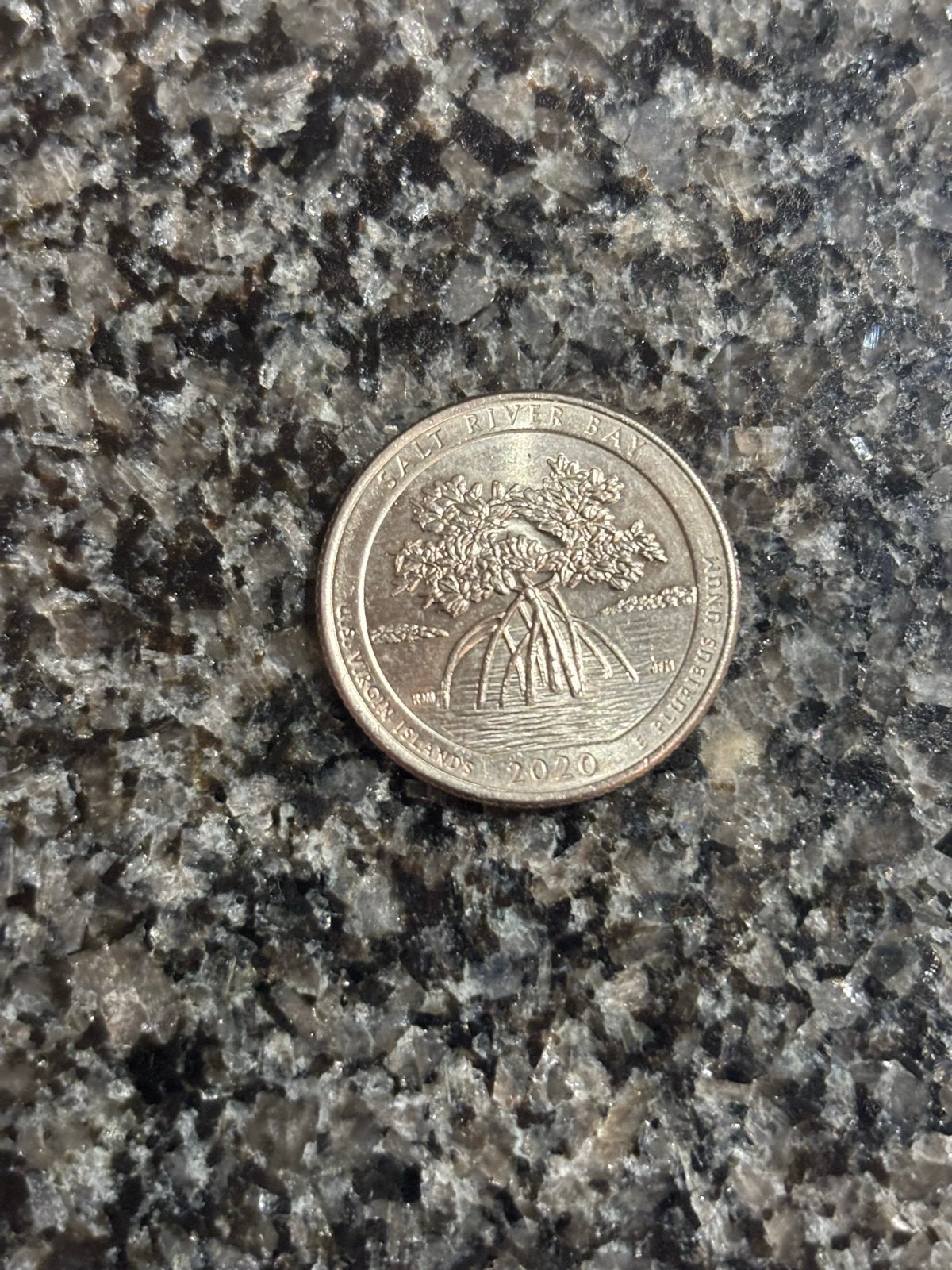 2020 US Quarter dollar- Salt River Bay, Postzegels en Munten, Verzenden, Noord-Amerika, Losse munt