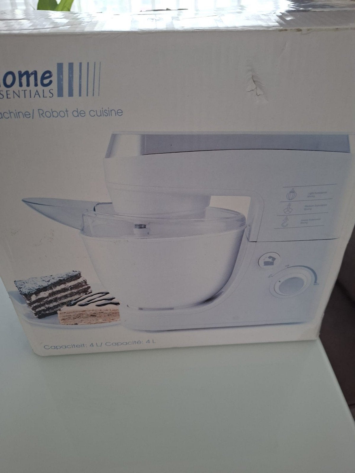 Home Essentials Keukenmachine / Robot de Cuisine 4L, Witgoed en Apparatuur, Keukenmixers, 4 liter of meer, Ophalen, Nieuw