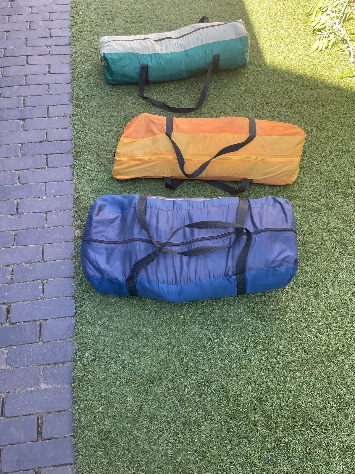 Set van 3 tenten: 1x 4-persoons, 2x 2-persoons, Ophalen, Gebruikt, Meer dan 6