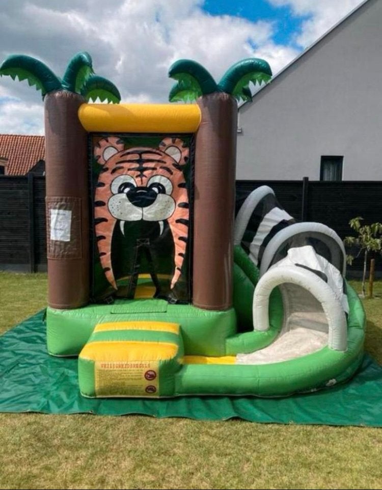 Springkussen Lion King met glijbaan, Ophalen, Zo goed als nieuw, Overige