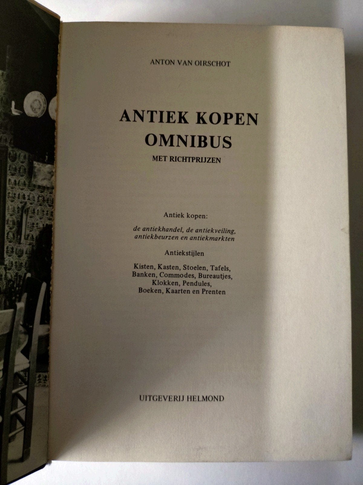 Antiek kopen omnibus, Ophalen of Verzenden