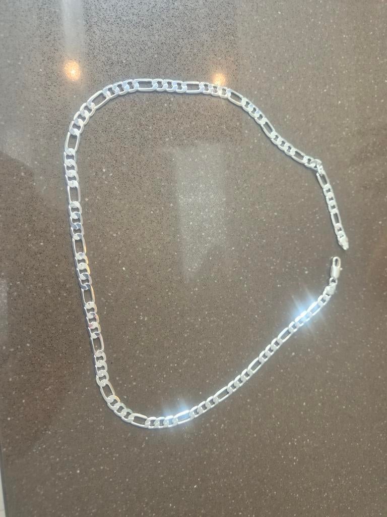 Zilveren ketting 60cm - 27 gram, Ophalen of Verzenden, Zo goed als nieuw, Zilver, Zilver