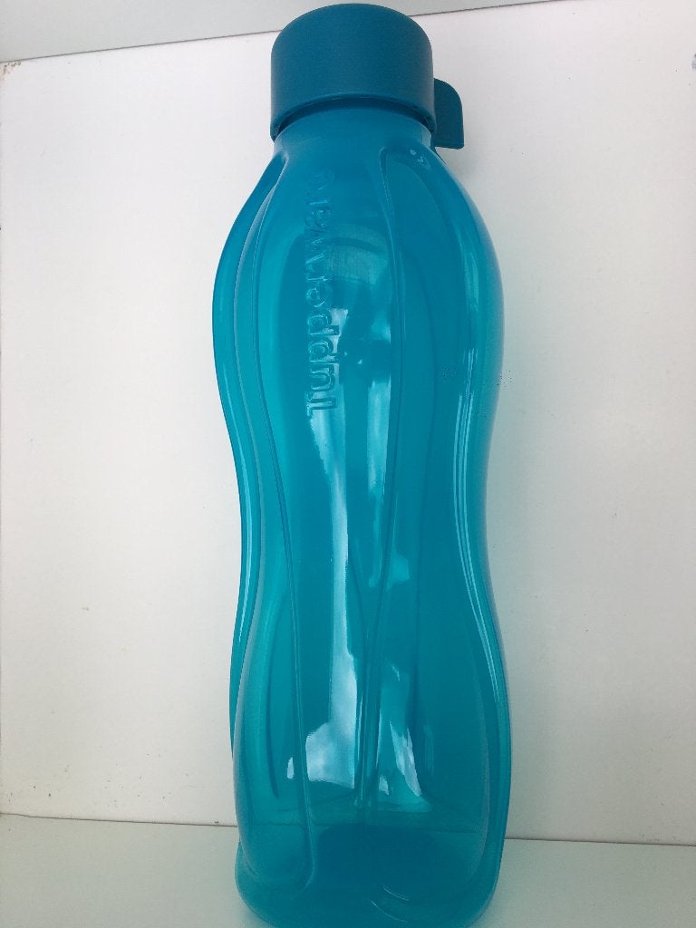 Tupperware Ecofles 750ml Blauw Draaidop Nieuw, Blauw, Beker of Kan, Ophalen of Verzenden, BPA-vrij