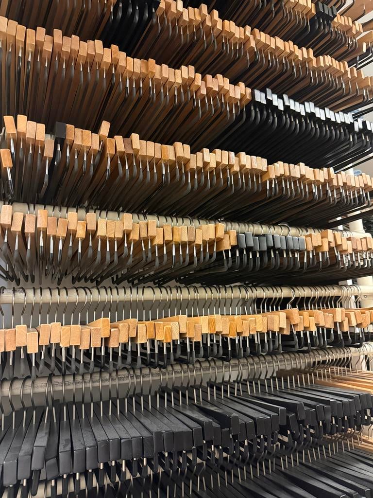 Houten kledinghangers l, Ophalen of Verzenden, Zo goed als nieuw, Hout, Volwassenen