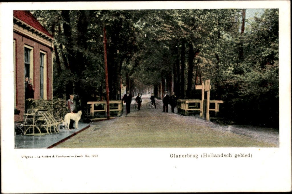 Glanerbrug KVR03 136 Gezicht op de grens naar Duitsland, Ophalen of Verzenden, Voor 1920, Gelopen, Overijssel