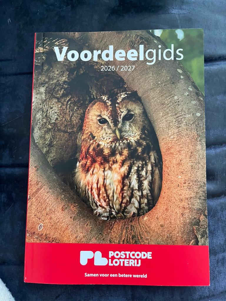 Postcodeloterij voordeelgids jaar 2026/2027 Nieuw, Tickets en Kaartjes, Drie personen of meer, Kortingskaart