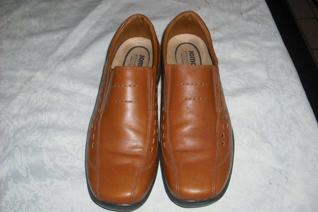 herenschoenen merk JOMOS maat 43 echt leder nieuw, Ophalen, Bruin, Nieuw, Jomos