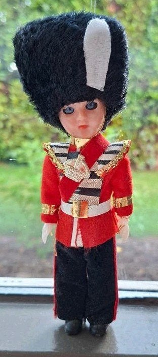 Vintage Souvenirpopje Britse Wachter Londen Jaren '70/'80, Ophalen of Verzenden