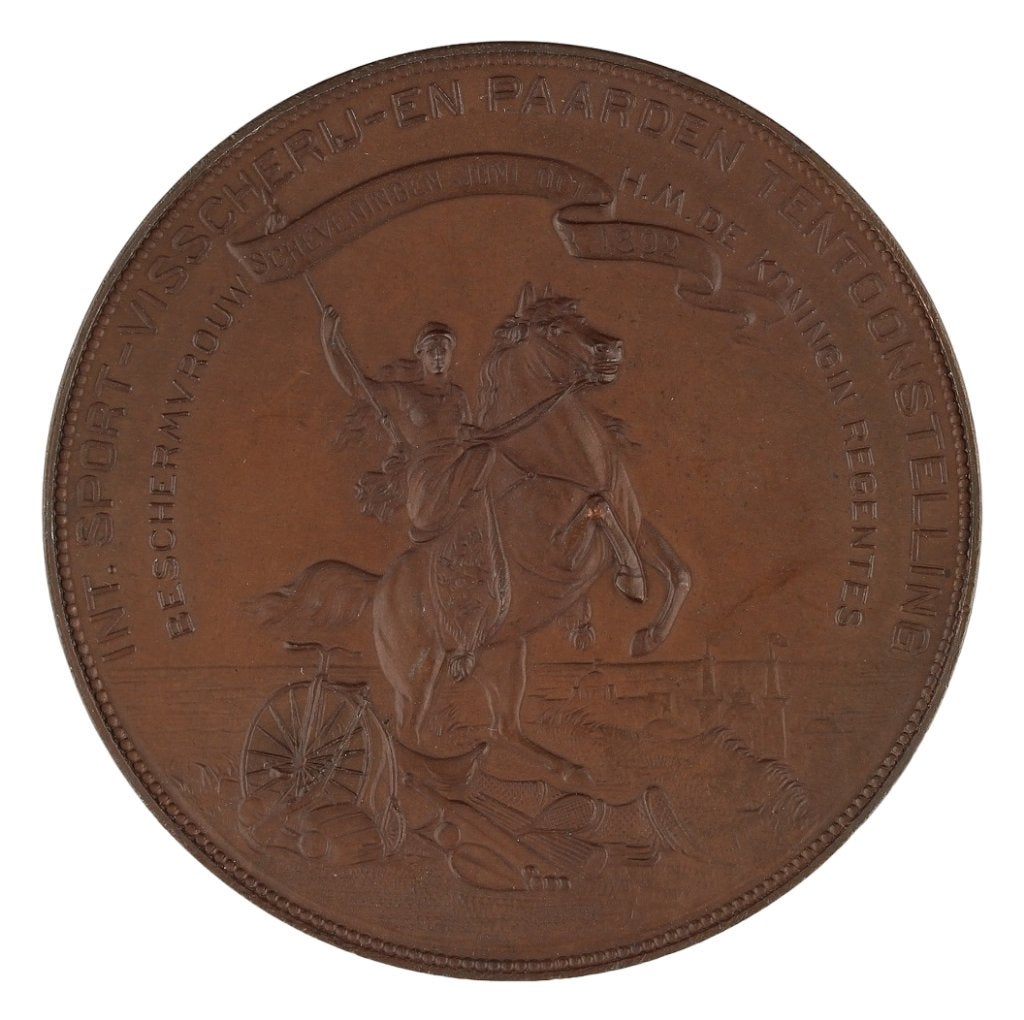 Begeer, Utrecht : Tentoonstelling Scheveningen, 1892, Verzenden, Brons, Nederland