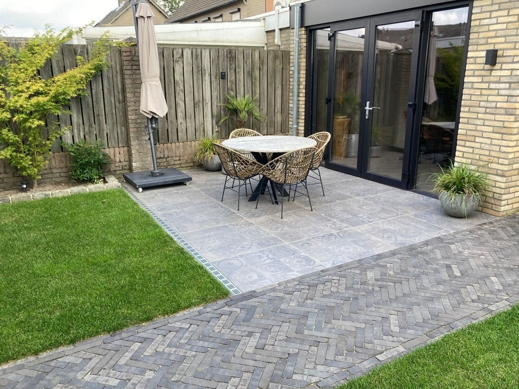 decortegels keramische terrastegels 80x80x2 cm actie, Keramiek, Nieuw, Ophalen of Verzenden, 10 m² of meer