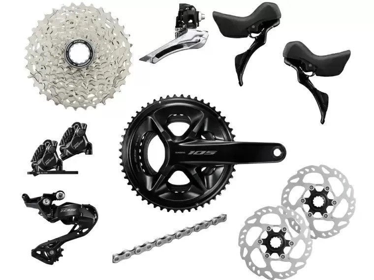 Russellbikes: Shimano 105 R7120 2x12 speed groepset, Fietsen en Brommers, Salessbx@shimano-eu.com, Nieuw, Ophalen of Verzenden