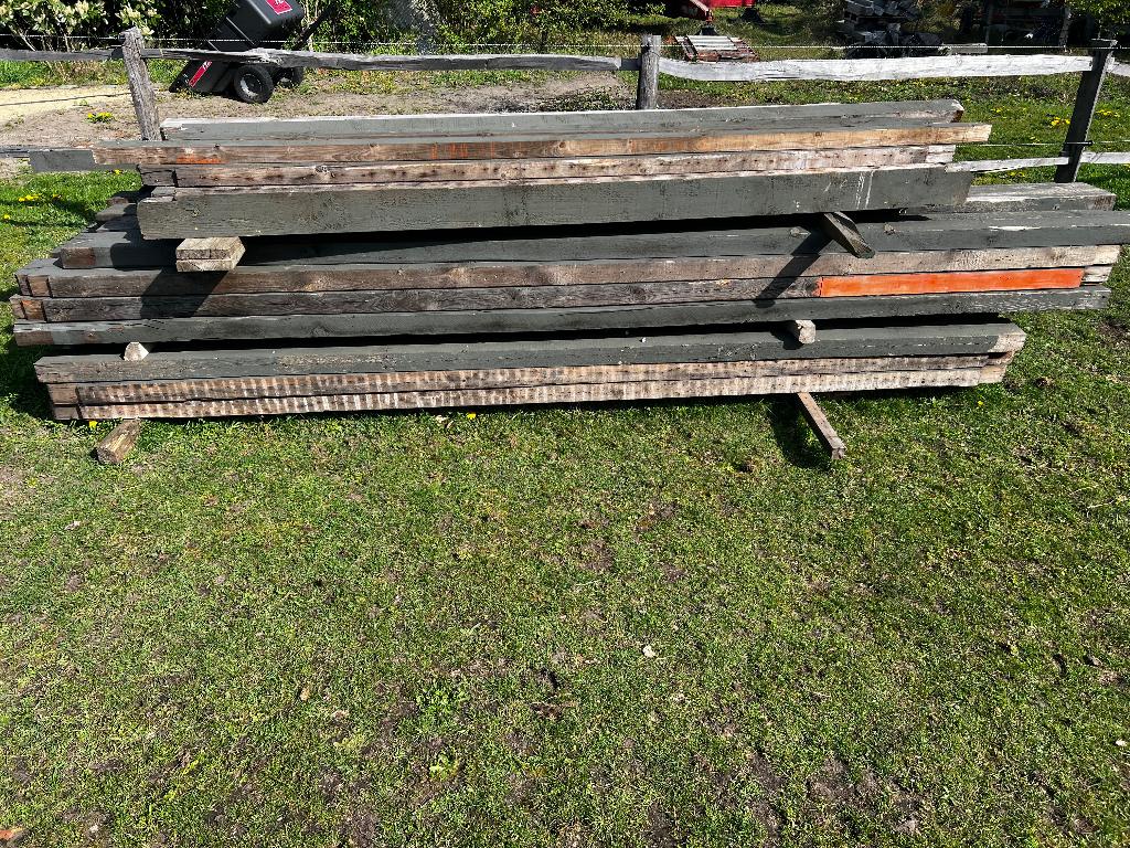 houten balken, Ophalen, Gebruikt, Grenen, Balk