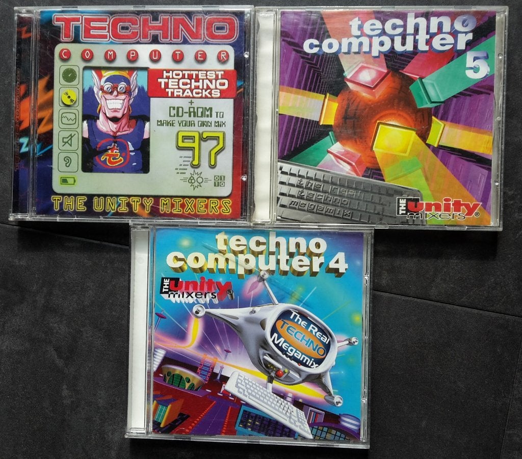 CD Set - The Unity Mixers – Techno Computer 4 (leeg), 5, 97, Cd's en Dvd's, Cd's | Dance en House, Ophalen of Verzenden, Zo goed als nieuw