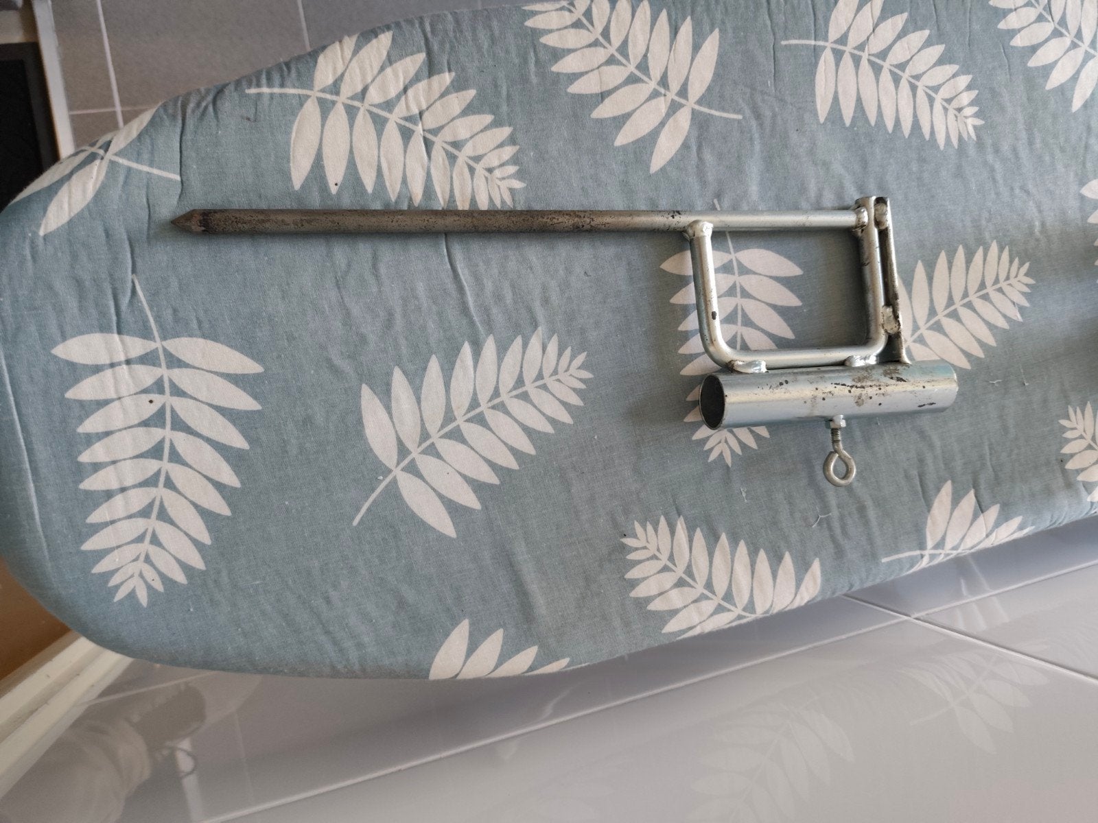 Parasolhouder voor camping of vissen - 3,5 cm doorsnede, Ophalen, Gebruikt