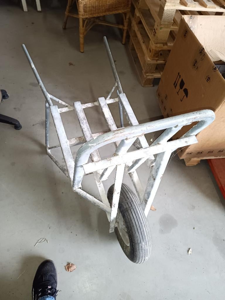 stenenkruiwagen, Ophalen, Gebruikt, Eenwielig