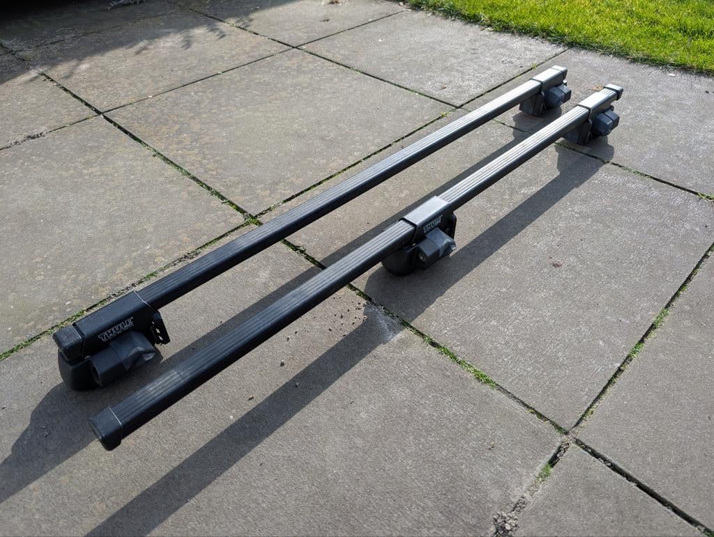 Thule 1054 universele dakdragers voor auto's met open dakrai, Ophalen of Verzenden