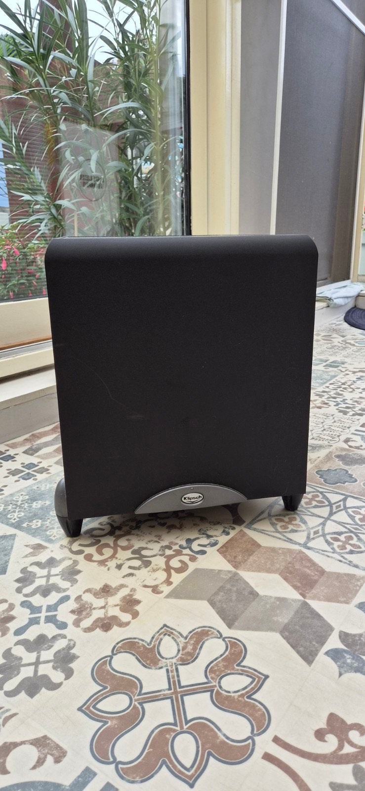Nette Klipsch sub-10  subwoofer inclusief voedingskabel, Inclusief kabels, Subwoofer, Zo goed als nieuw, Ophalen