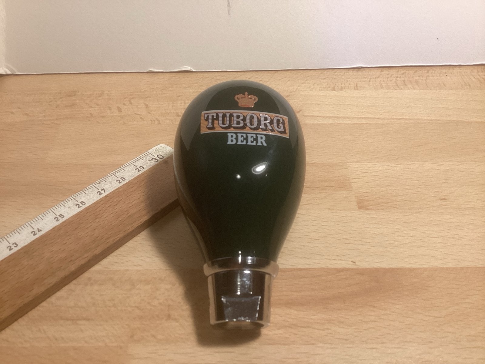 Tuborg Bier Tapknop.   Taphendel, Verzamelen, Ophalen of Verzenden, Gebruikt, Overige typen, Overige merken