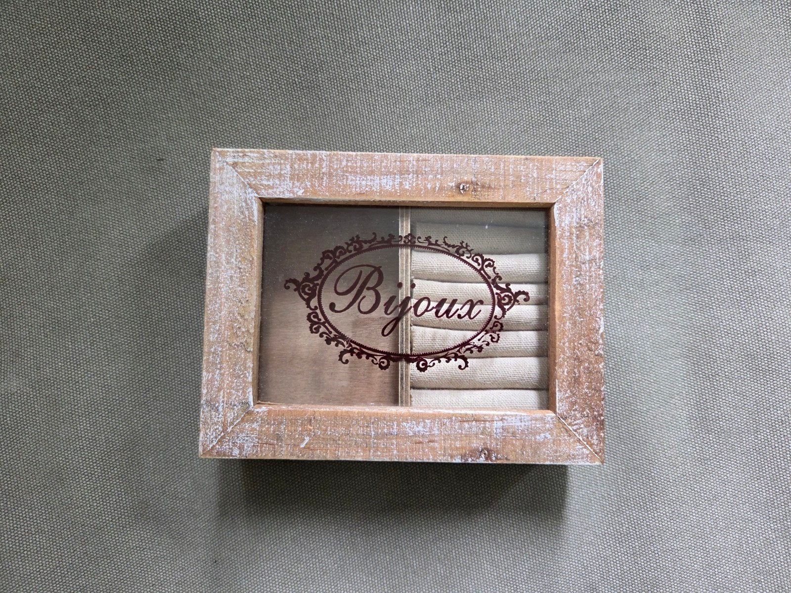 Sieradendoosje Sieraden organiser ringhouder bewaar kistje, Ophalen of Verzenden