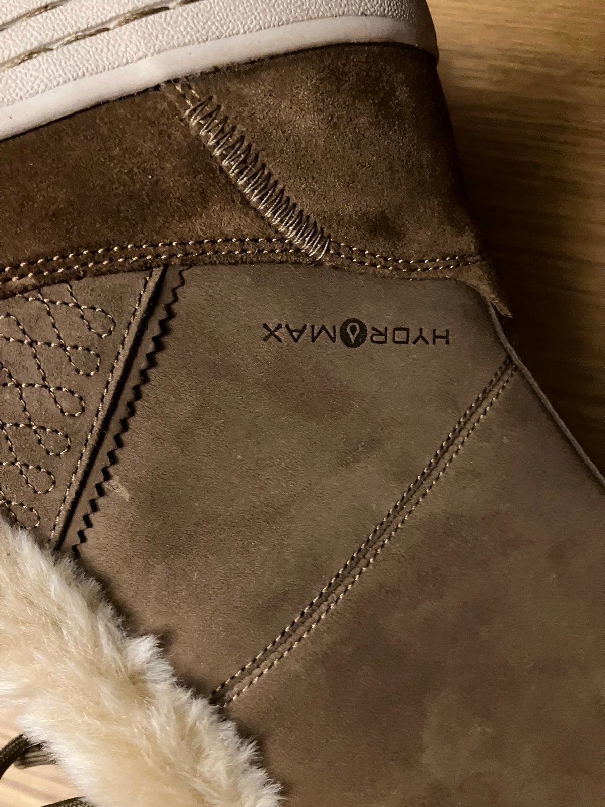 ECCO HYDROMAX Winterlaarzen met Bont - Maat 38, Ophalen, Zo goed als nieuw, Bruin, Lage of Enkellaarzen