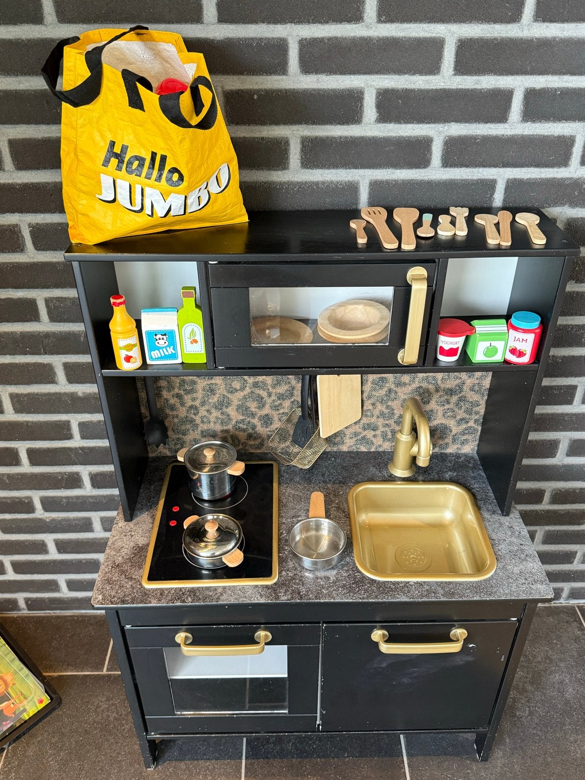 Gepimpte IKEA Speelkeuken met accessoires, Ophalen of Verzenden, Gebruikt, Hout, Speelkeuken